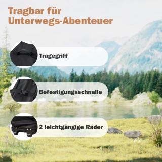 Costway Ρυθμιζόμενο Λευκό Πτυσσόμενο Κιόσκι 3 x 4,5 m με Ρόδες και ... Costway Ρυθμιζόμενο Λευκό Πτυσσόμενο Κιόσκι 3 x 4,5 m με Ρόδες και ...