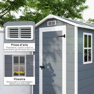 Καλύβα Κήπου από Ρητίνη με Δάπεδο, Πόρτα με Κλείδωμα και Παράθυρο 1... Καλύβα Κήπου από Ρητίνη με Δάπεδο, Πόρτα με Κλείδωμα και Παράθυρο 1...