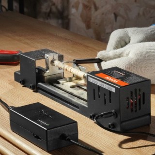 Μίνι Τόρνος VEVOR 2.76x6.3, 24VDC 96W, 7 Ταχύτητες, για Ξυλουργική ... Μίνι Τόρνος VEVOR 2.76x6.3, 24VDC 96W, 7 Ταχύτητες, για Ξυλουργική ...