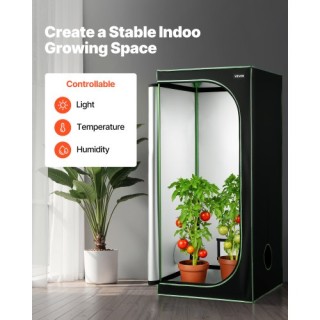 VEVOR Τέντα Καλλιέργειας Εσωτερικού Χώρου 80 x 80 x 180 cm, 600D Υψ... VEVOR Τέντα Καλλιέργειας Εσωτερικού Χώρου 80 x 80 x 180 cm, 600D Υψ...