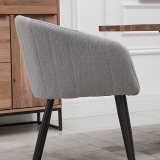 HOMCOM Σετ 2 Μοντέρνες Επενδυμένες Καρέκλες με Υφασμάτινο Κάλυμμα, ... HOMCOM Σετ 2 Μοντέρνες Επενδυμένες Καρέκλες με Υφασμάτινο Κάλυμμα, ...