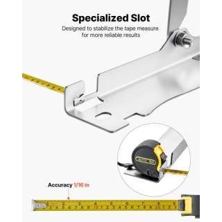 VEVOR Έργαλειο Ευθυγράμμισης Τροχών, Σετ 2 Πλακών από Ανοξείδωτο Ατ...