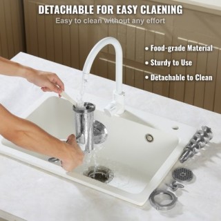 Χειροκίνητος Κρεατομηχανή VEVOR από Ανοξείδωτο Ατσάλι με Εξαρτήματα...