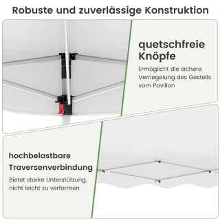 Costway Αδιάβροχη Πτυσσόμενη Τέντα 3x3m με Ρολοθήκη και 4 Αντιανεμι... Costway Αδιάβροχη Πτυσσόμενη Τέντα 3x3m με Ρολοθήκη και 4 Αντιανεμι...