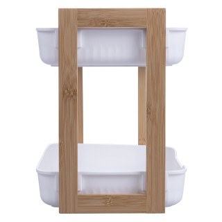 Galileo Ράφι 2 επιπέδων από μπαμπού και πλαστικό PP 35x20x27 εκ. 59...