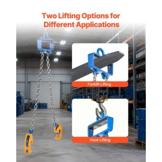 VEVOR Ανυψωτική Αλυσίδα Τύπου Drum G80 με Άγκιστρο Ασφαλείας για Βα...