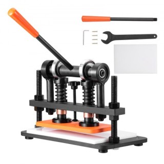 Μηχανή Κοπής Δέρματος VEVOR, Χειροκίνητη Πρέσα με Ανάγλυφη Πλάκα 10... Μηχανή Κοπής Δέρματος VEVOR, Χειροκίνητη Πρέσα με Ανάγλυφη Πλάκα 10...