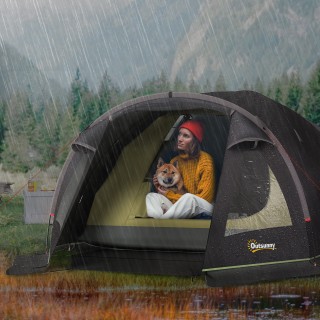 Outsunny Σκηνή τούνελ για 2-4 άτομα με πλευρικά παράθυρα και γάντζο... Outsunny Σκηνή τούνελ για 2-4 άτομα με πλευρικά παράθυρα και γάντζο...