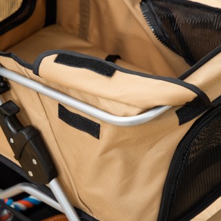 PawHut Καροτσάκι για Μικρούς και Μίνι Σκύλους Αναδιπλούμενο με Καλ... PawHut Καροτσάκι για Μικρούς και Μίνι Σκύλους Αναδιπλούμενο με Καλ...