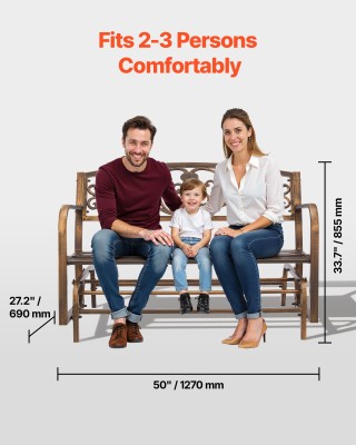 VEVOR Μεταλλικός Κήπος Πάγκος με Μαντέμι - 127 εκ. GYZYJSGTSHWZTBF7...