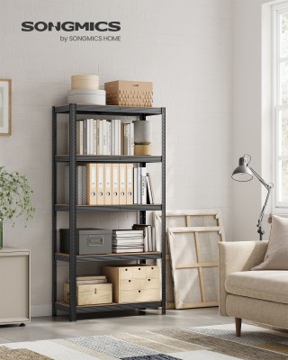 SONGMICS Βιομηχανική Ραφιέρα Βαρέως Τύπου, Ρουστίκ Καφέ & Μαύρο, 40... SONGMICS Βιομηχανική Ραφιέρα Βαρέως Τύπου, Ρουστίκ Καφέ & Μαύρο, 40...