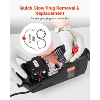 VEVOR Σετ Επισκευής Μπουζί 8V για Diesel Θερμαντήρες Αυτοκινήτου Σκ...