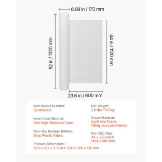 VEVOR Προστατευτικό Κρεβατιού για Νήπια 52 Αντιολισθητικό Αφρώδες Ε... VEVOR Προστατευτικό Κρεβατιού για Νήπια 52 Αντιολισθητικό Αφρώδες Ε...