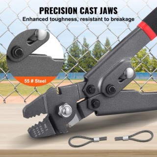 Εργαλείο Πρεσαρίσματος VEVOR για Σύρματα έως 2.2mm με Κόφτη και 160...