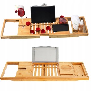 Verk Group Ρυθμιζόμενο Μεγάλο Ραφάκι Μπάνιου από Μπαμπού για Σπα 59... Verk Group Ρυθμιζόμενο Μεγάλο Ραφάκι Μπάνιου από Μπαμπού για Σπα 59...