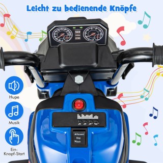 Costway Ηλεκτρική Μοτοσικλέτα Παιδιών 2-σε-1 με LED Φώτα και Μουσι... Costway Ηλεκτρική Μοτοσικλέτα Παιδιών 2-σε-1 με LED Φώτα και Μουσι...