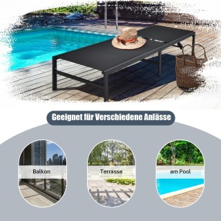 Costway Υπερβολικά Άνετη Ξαπλώστρα με Ρυθμιζόμενη Πλάτη σε 6 Θέσεις... Costway Υπερβολικά Άνετη Ξαπλώστρα με Ρυθμιζόμενη Πλάτη σε 6 Θέσεις...