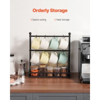 VEVOR Βάση Κούπας Καφέ για Πάγκο με 16 Γάντζους και Χώρο Αποθήκευση... VEVOR Βάση Κούπας Καφέ για Πάγκο με 16 Γάντζους και Χώρο Αποθήκευση...