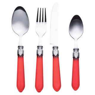 Villa DEste Σετ 24 ανοξείδωτα μαχαιροπίρουνα με κόκκινη λαβή Imper... Villa DEste Σετ 24 ανοξείδωτα μαχαιροπίρουνα με κόκκινη λαβή Imper...