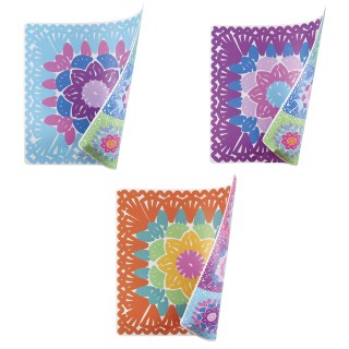 Villa DEste  Σετ 6 τμχ Τετράγωνο σουπλά 37x37cm από πλαστικό PP διπ...