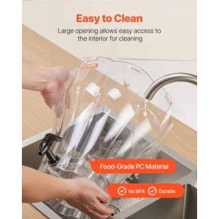 VEVOR Διανομέας Ποτών 13L με Βρυσάκι για Πάρτι Πλαστικός YLFPQSLFPQ...