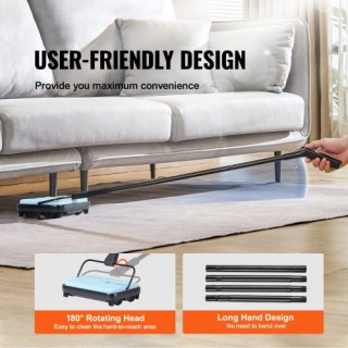 VEVOR Χειροκίνητη Σκούπα Χαλιών 170mm Μπλε GSQSQBDDBDDSY8CF2001V0