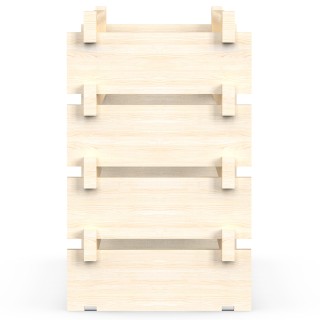 BAKAJI Ξύλινη Κάβα Φυσικού Χρώματος με 32 Θέσεις για Κρασί Μπαρ Φι... BAKAJI Ξύλινη Κάβα Φυσικού Χρώματος με 32 Θέσεις για Κρασί Μπαρ Φι...