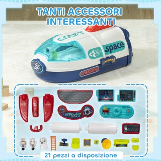 AIYAPLAY  Πάγκος Εργασίας Παιχνίδι 21 Τεμαχίων με Διαστημικό Θέμα μ...