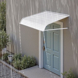 VEVOR Στέγαστρο Πόρτας Αλουμινίου 40x42 ιντσών JSGDSZYP40INDEV15V0