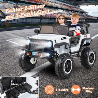 Costway Διθέσιο Ηλεκτρικό Αυτοκίνητο Παιδιών 24V με Τηλεχειριστήριο...