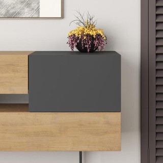 Shally Dogan Σύγχρονη Κονσόλα Τηλεόρασης 145 εκ. με 2 Πόρτες και 2 ...