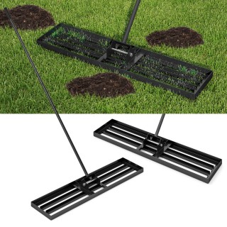 Costway Εργονομική Χειρολαβή για Ισοπέδωση Χώρου 106 x 25 cm Μαύρο ...