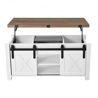 VEVOR Αγροτικό Τραπεζάκι Σαλονιού με Ανυψούμενη Επιφάνεια KFZ394INC...