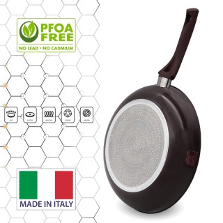 BAKAJI Σετ 3 Τηγάνια Με Αντικολλητική Επίστρωση  20-24-28cm 02842623