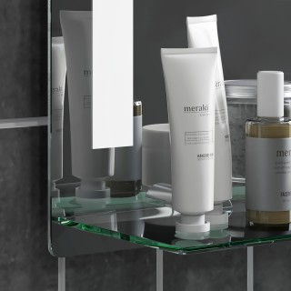 Kleankin Καθρέφτης Μπάνιου με Ρυθμιζόμενο LED Φωτισμό σε 3 Χρώματα... Kleankin Καθρέφτης Μπάνιου με Ρυθμιζόμενο LED Φωτισμό σε 3 Χρώματα...