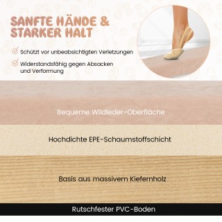 Costway 270 εκ Πτυσσόμενη Δοκός Ισορροπίας για Παιδιά με Λαβή Μεταφ...