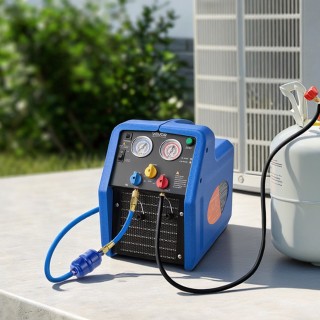 VEVOR Φορητή Συσκευή Ανάκτησης Ψυκτικού, 3/4 HP 220V 50Hz για Οικια...