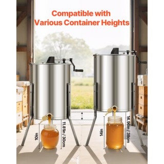 VEVOR Εξαγωγέας Μελιού 4/8 Πλαισίων Ανοξείδωτος Χάλυβας SDYMJJPBXG1... VEVOR Εξαγωγέας Μελιού 4/8 Πλαισίων Ανοξείδωτος Χάλυβας SDYMJJPBXG1...