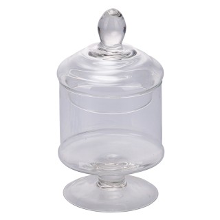 Galileo Βάζο ποτίτσε από φυσητό γυαλί με καπάκι και ανυψωμένη βάση ...