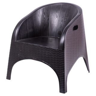 Galileo Πολυθρόνα εξωτερικού χώρου από πλαστικό PP με αποτέλεσμα ρα...