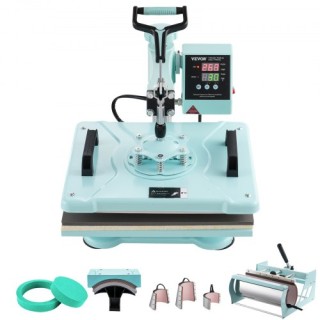 Πρέσα Θερμότητας VEVOR 12x15 8 σε 1 με Πρέσα για Κύπελλα 30oz για Μ... Πρέσα Θερμότητας VEVOR 12x15 8 σε 1 με Πρέσα για Κύπελλα 30oz για Μ...