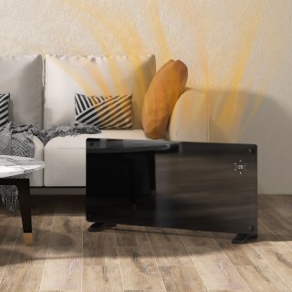 HOMCOM  Θερμαντικό Σώμα Μεταφοράς 2000W με Ρυθμιζόμενη Θερμοκρασία,...