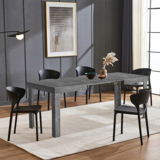 Shally Dogan Επεκτεινόμενο Τραπέζι Φαγητού για 6 Άτομα 80 x 76 x 12...