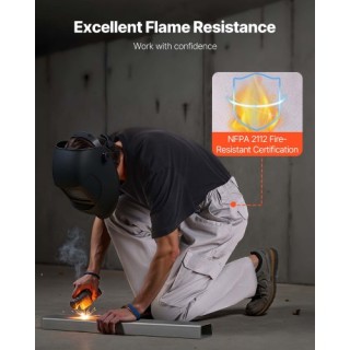 VEVOR Ανδρικό Παντελόνι FR Ανθεκτικό στη Φλόγα με Πολλαπλές Τσέπες ...