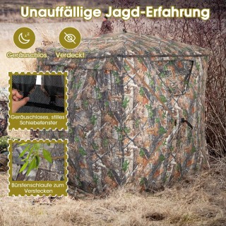 Costway Κρυφό Καταφύγιο Κυνηγιού με Διάφανο Ύφασμα 270 Μοιρών και Α... Costway Κρυφό Καταφύγιο Κυνηγιού με Διάφανο Ύφασμα 270 Μοιρών και Α...