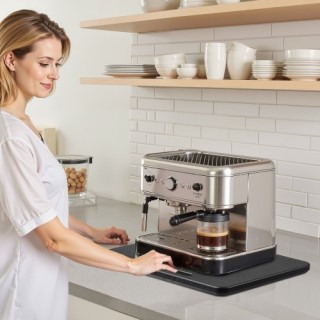 VEVOR Μαύρος Συρόμενος Δίσκος 13 x 16 ιντσών για Καφετιέρα CFSBHK13...