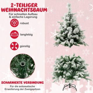 Costway  Έκπληξη Χριστουγεννιάτικο Δέντρο 136 εκ. με 384 Κλαδιά και...