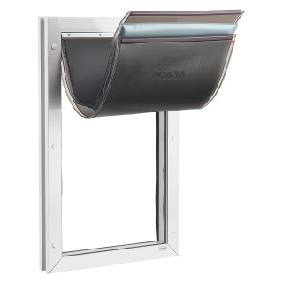 VEVOR Μεγάλη Πόρτα Κατοικιδίων με Τρία Μαγνητικά Πτερύγια και Μεταλ...