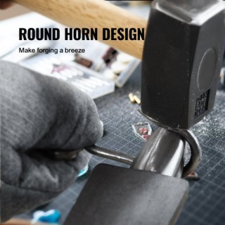 Αμόνι Μονής Κέρατος VEVOR 4kg, Χυτοχάλυβας, Σφυρηλάτηση & Μορφοποίη...