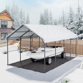 VEVOR Μεταλλικό Στέγαστρο 12 x 20 Βαρέως Τύπου για Εξωτερική Προστα... VEVOR Μεταλλικό Στέγαστρο 12 x 20 Βαρέως Τύπου για Εξωτερική Προστα...